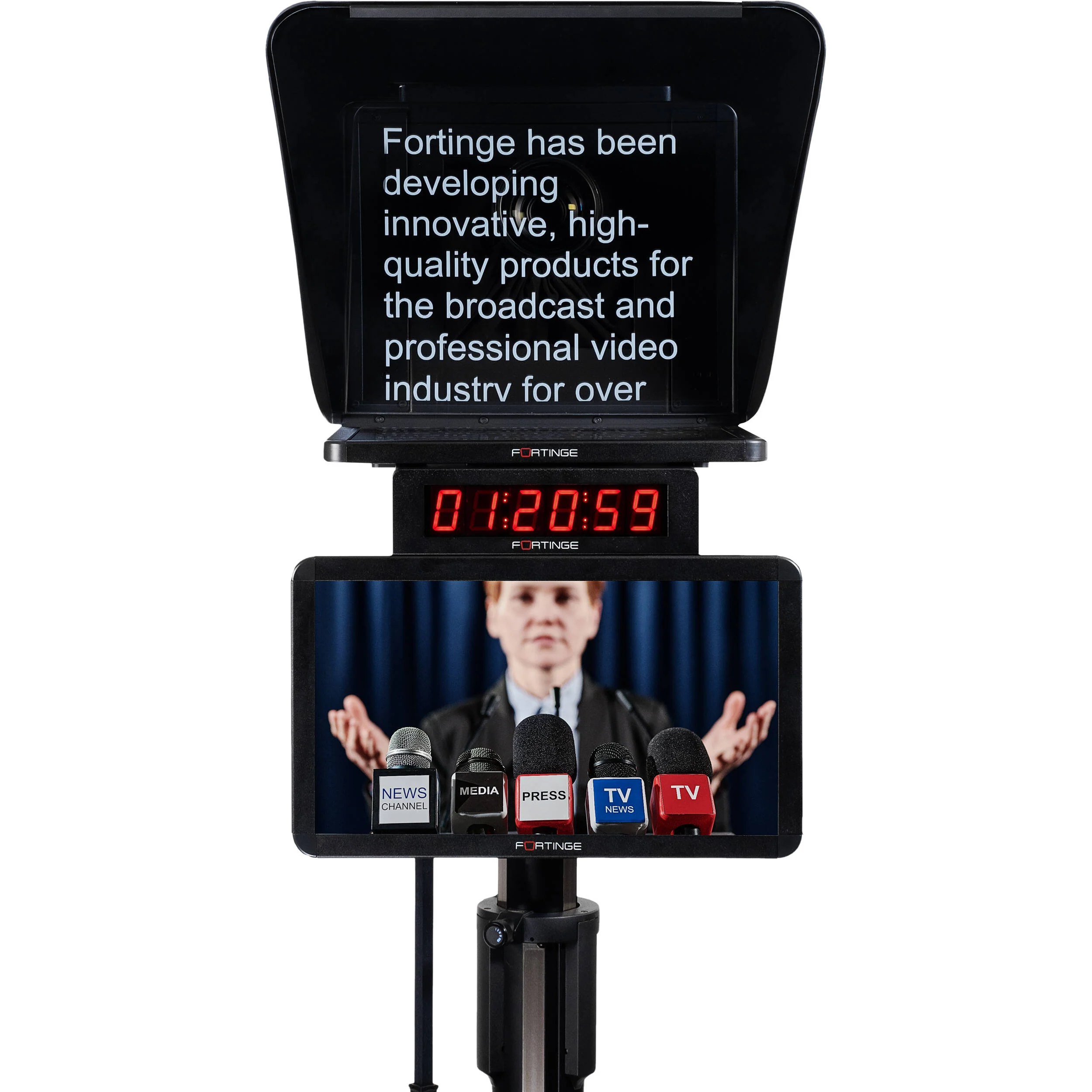 Fortinge EL-09 19" Studio Prompter Set - Image 6