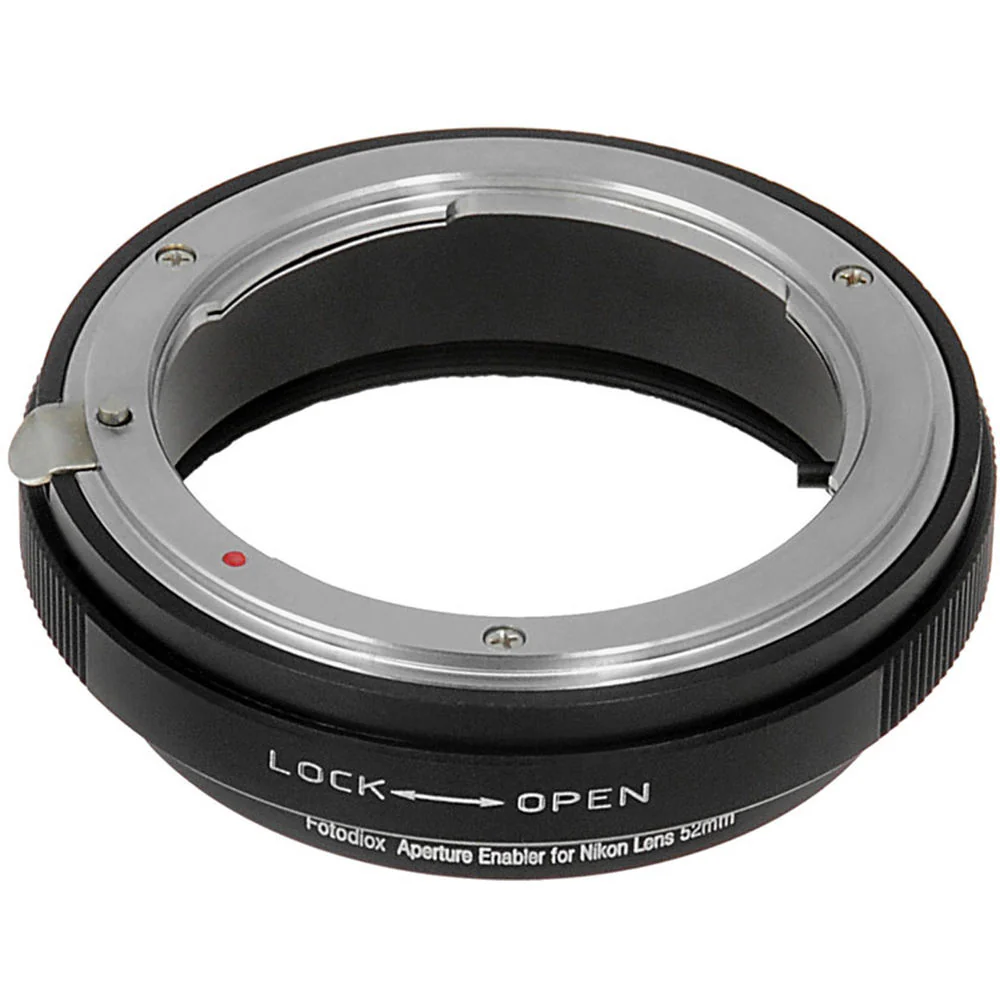 FotodioX 52mm Reverse Mount Macro Filter with Aperture Control for Nikon G/DX-Mount Cameras - Image 2