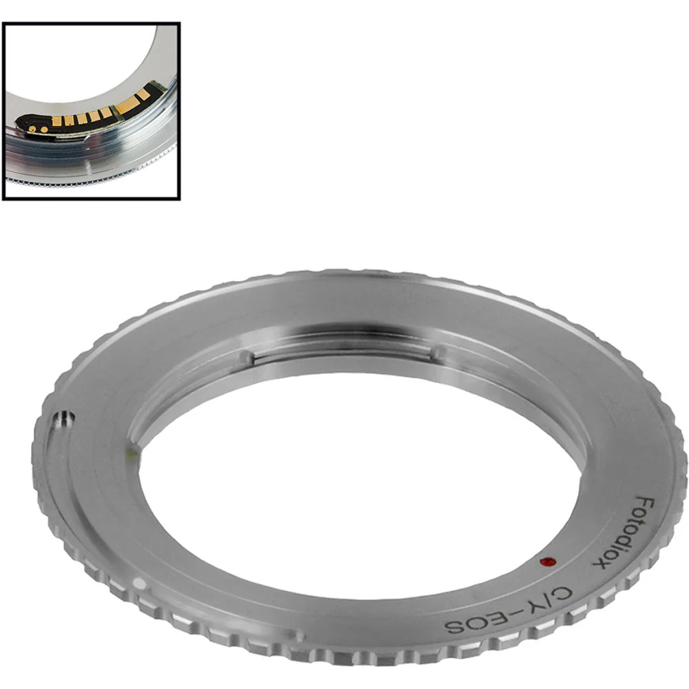 FotodioX Lens Mount Adapter Compatible with Contax/Yashica SLR Lens to Canon EF and EF-S Mounts - Image 2