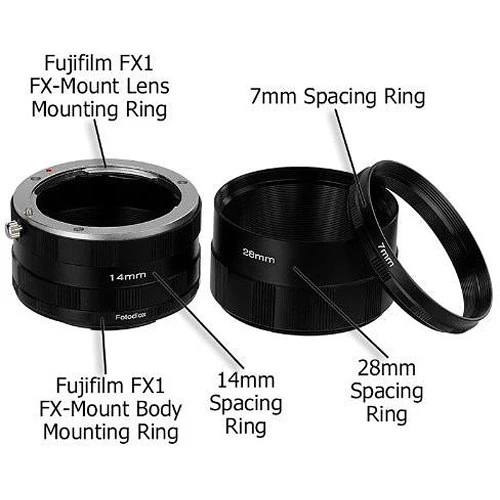 FotodioX Macro Extension Tube Set for Fujifilm X-Series Cameras: for Extreme Close-Up Photography - Image 3