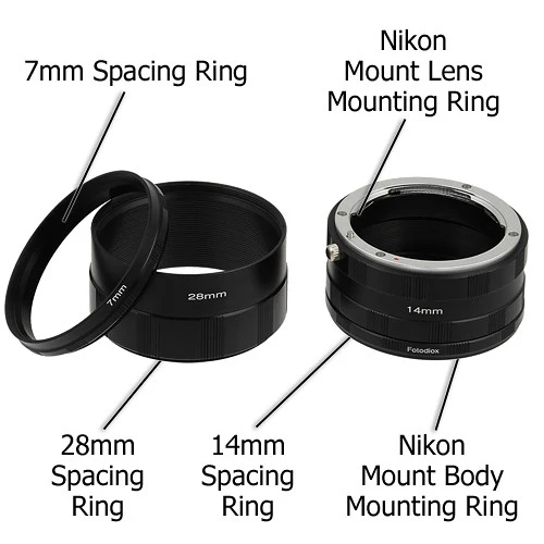 FotodioX Macro Extension Tube Set for Nikon F-Mount Cameras: for Extreme Close-Up Photography - Image 5