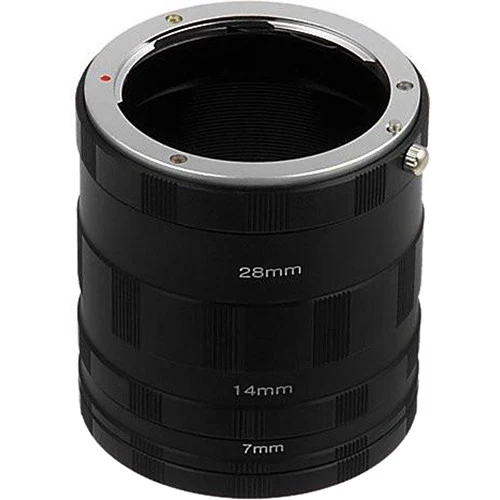 FotodioX Macro Extension Tube Set for Sony Alpha E-Mount Cameras: for Extreme Close-Up Photography - Image 2