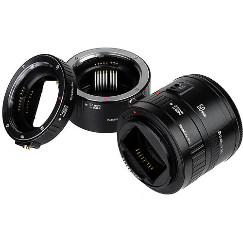 FotodioX Pro Auto Macro Extension Tube Kit for Canon EF & EF-S Lenses - Image 8