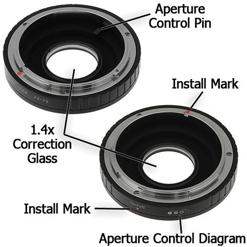 FotodioX Pro Lens Mount Adapter for Canon FD Lens to Pentax K Mount Camera - Image 11