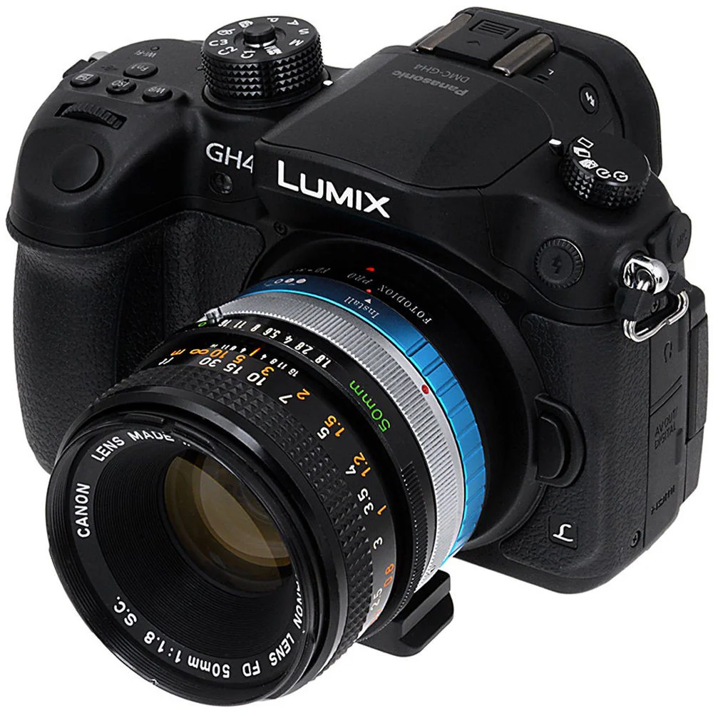 FotodioX Pro Lens Mount Adapter for Canon FD Mount Lens to Micro Four Thirds Mount Camera - Image 2
