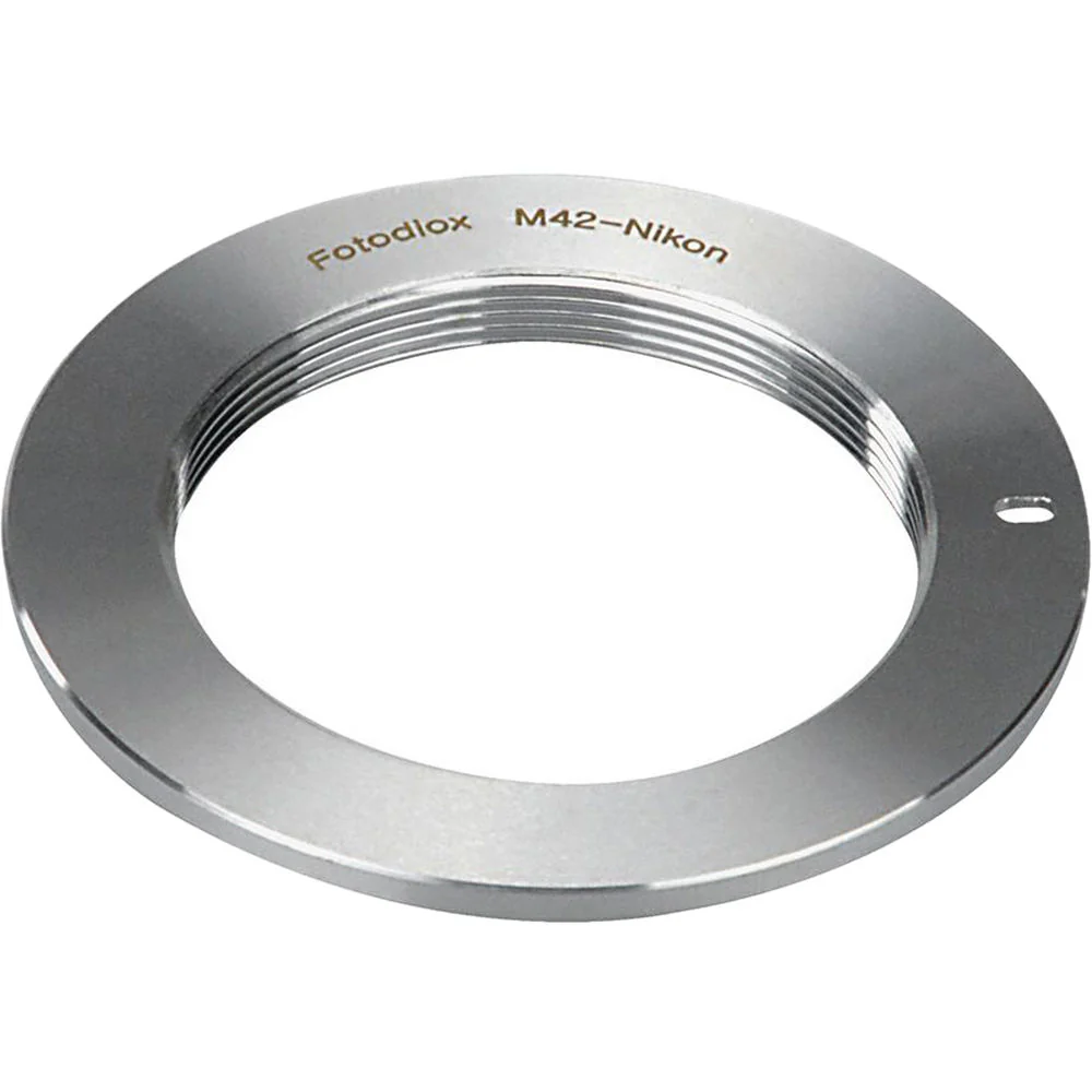FotodioX Pro Lens Mount Adapter for M42 Type 1 Screw Mount SLR Lens to Nikon F Mount SLR Camera Body - Image 2