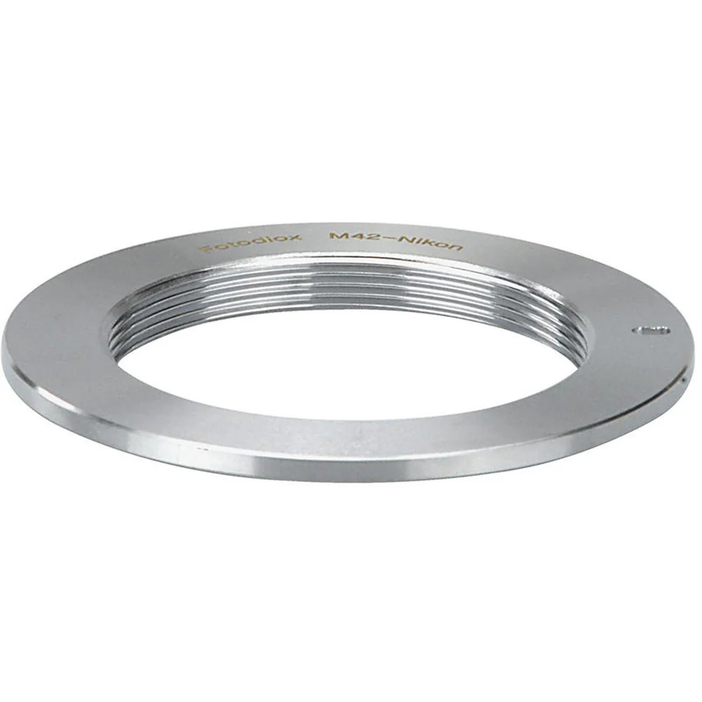 FotodioX Pro Lens Mount Adapter for M42 Type 1 Screw Mount SLR Lens to Nikon F Mount SLR Camera Body - Image 3