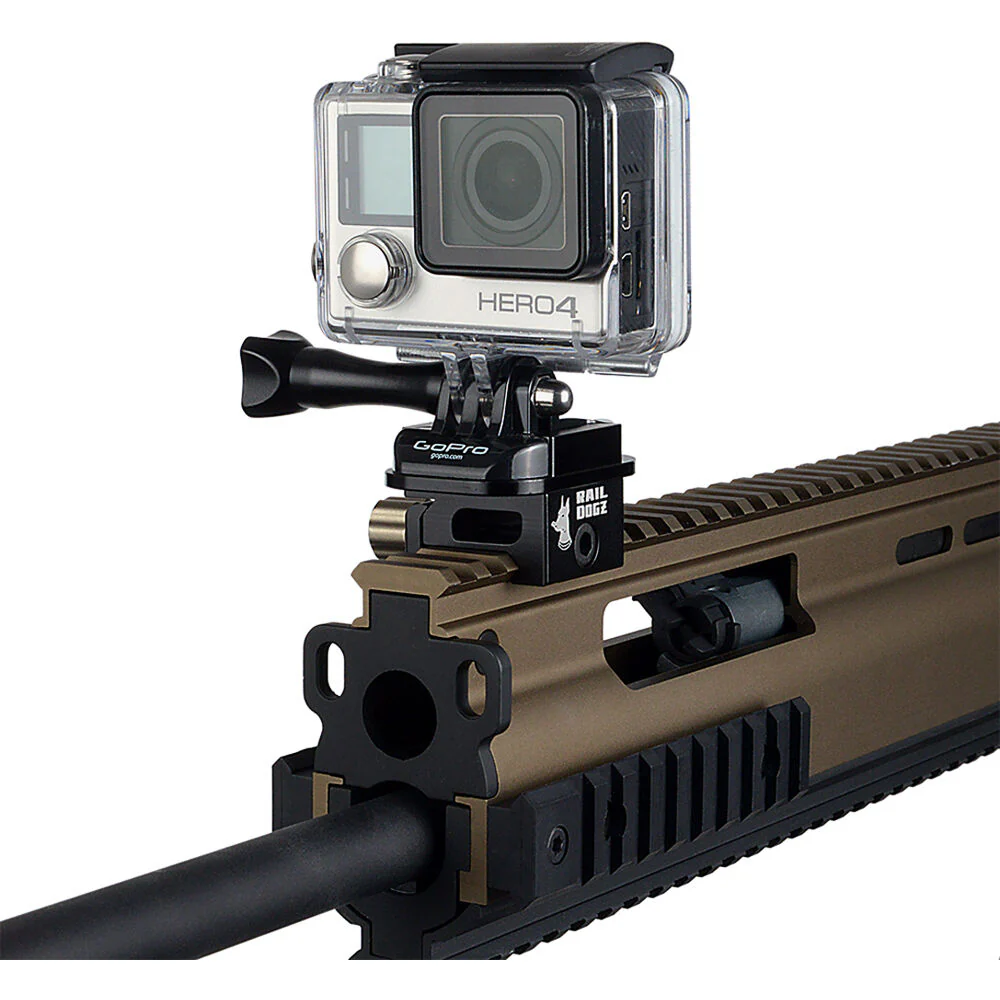 FotodioX RAIL DOGZ Quick Release Gun-Rail Mount for GoPro HERO Mounting Buckle - Image 4