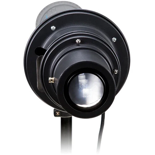 FotodioX Universal Gobo Image Projection Attachment for Profoto Bayonet Lights w/ Built-In Gobo Holder & Aperture Iris - Image 5