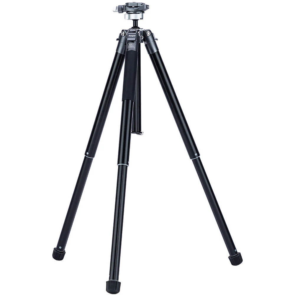 Fotopro FLY-1 Aluminum Travel Tripod with Arca-Type Ball Head (Slate Gray) - Image 2