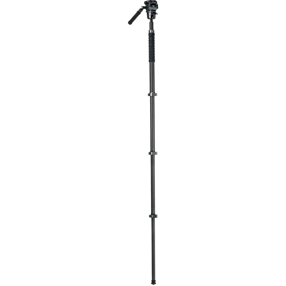 Fotopro X-Airfly Max Carbon Fiber Travel Tripod with Ball Head (Gray) - Image 2