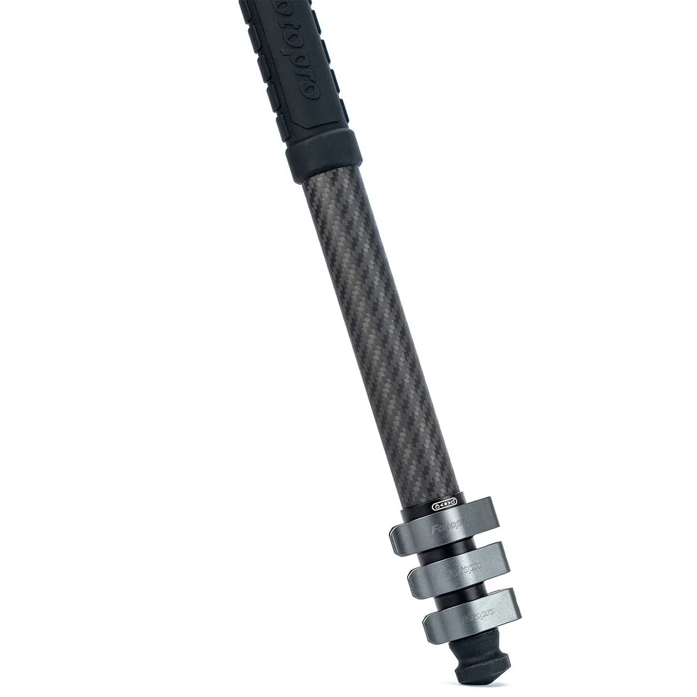 Fotopro X-Airfly Max Carbon Fiber Travel Tripod with Ball Head (Gray) - Image 4
