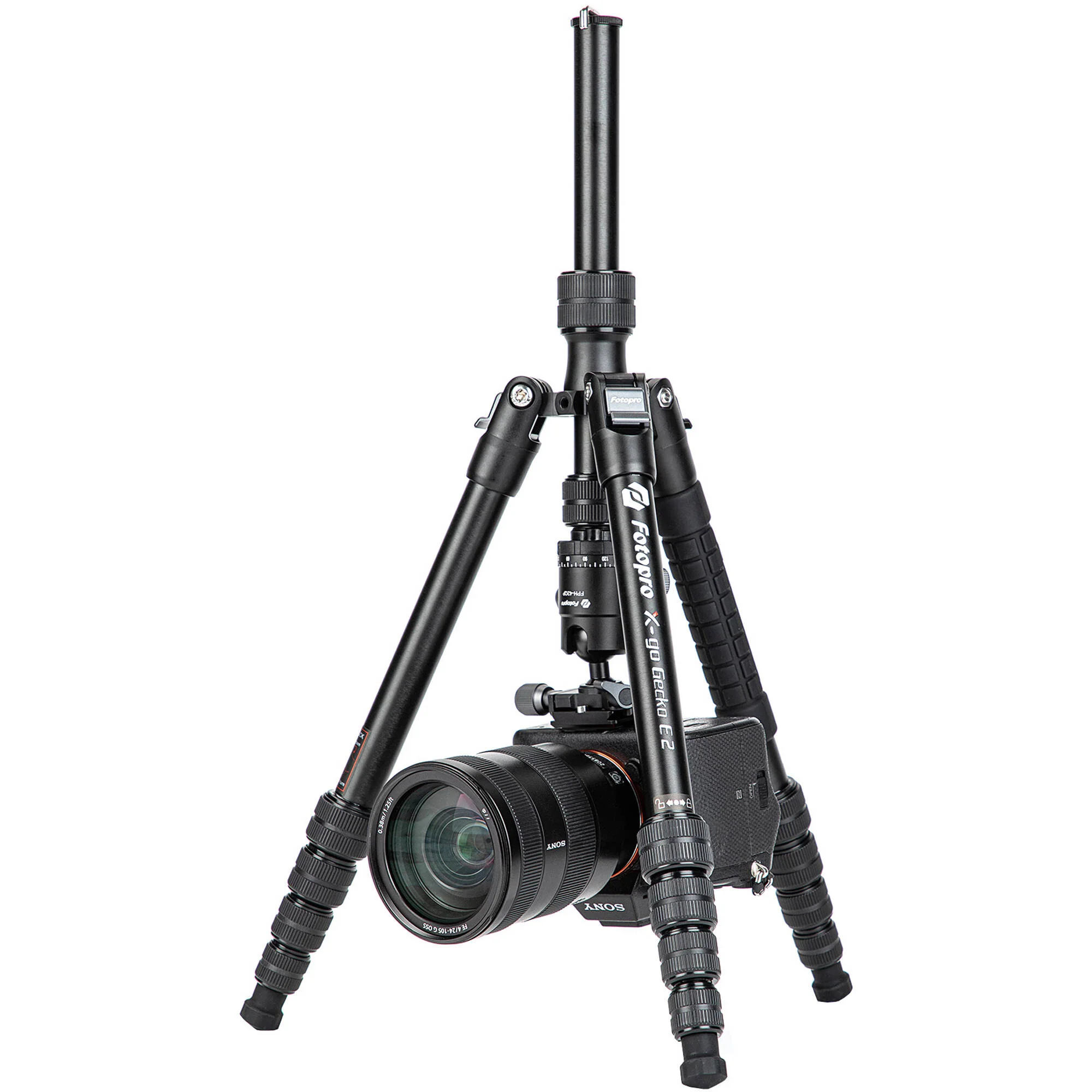 Fotopro X-Go Gecko E 2 Aluminum Tripod with Ball Head - Image 4