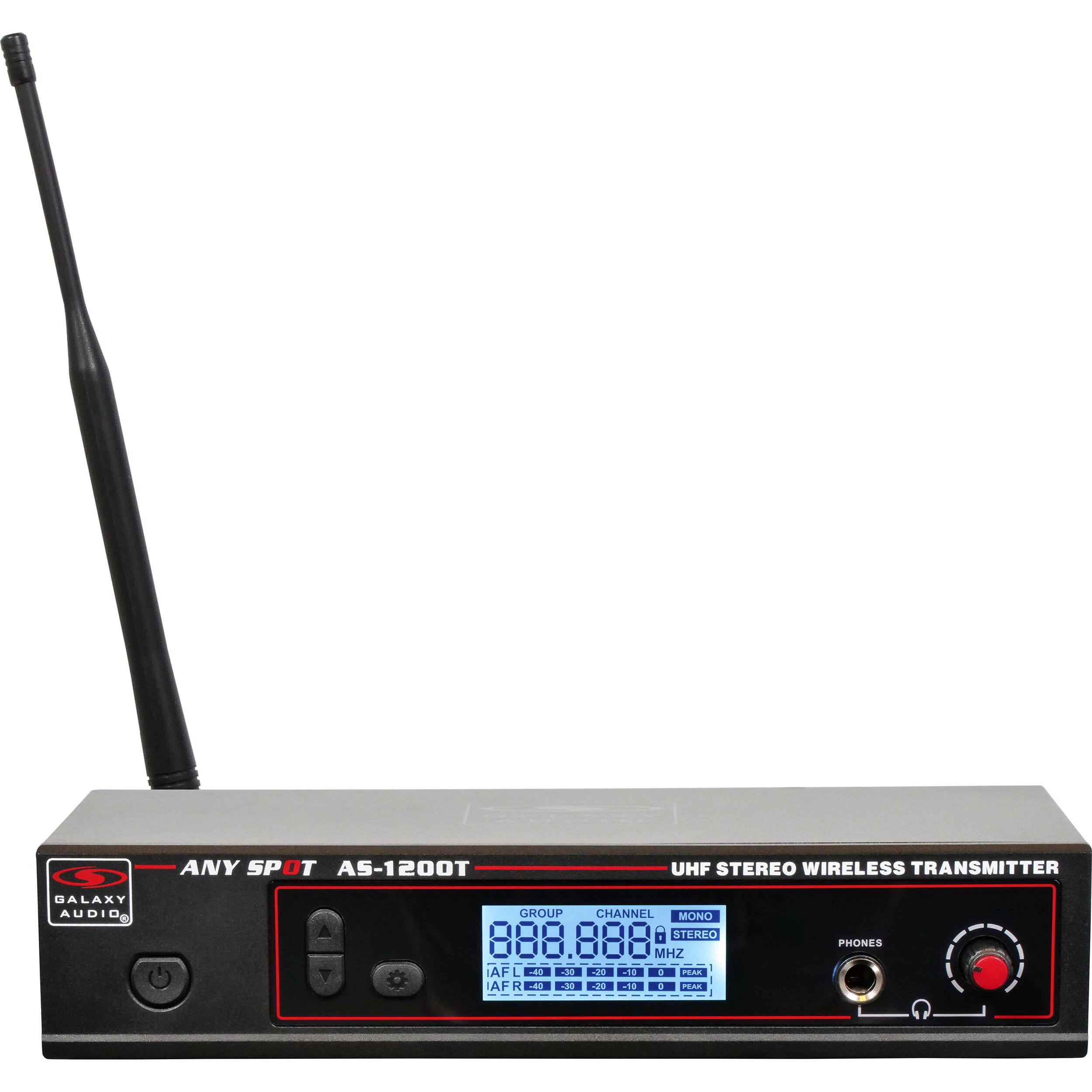Galaxy Audio AS-1200 Twin Pack Wireless In-Ear Monitor System with 2 Receivers & EB10 Earbuds (D: 584 to 607) - Image 3