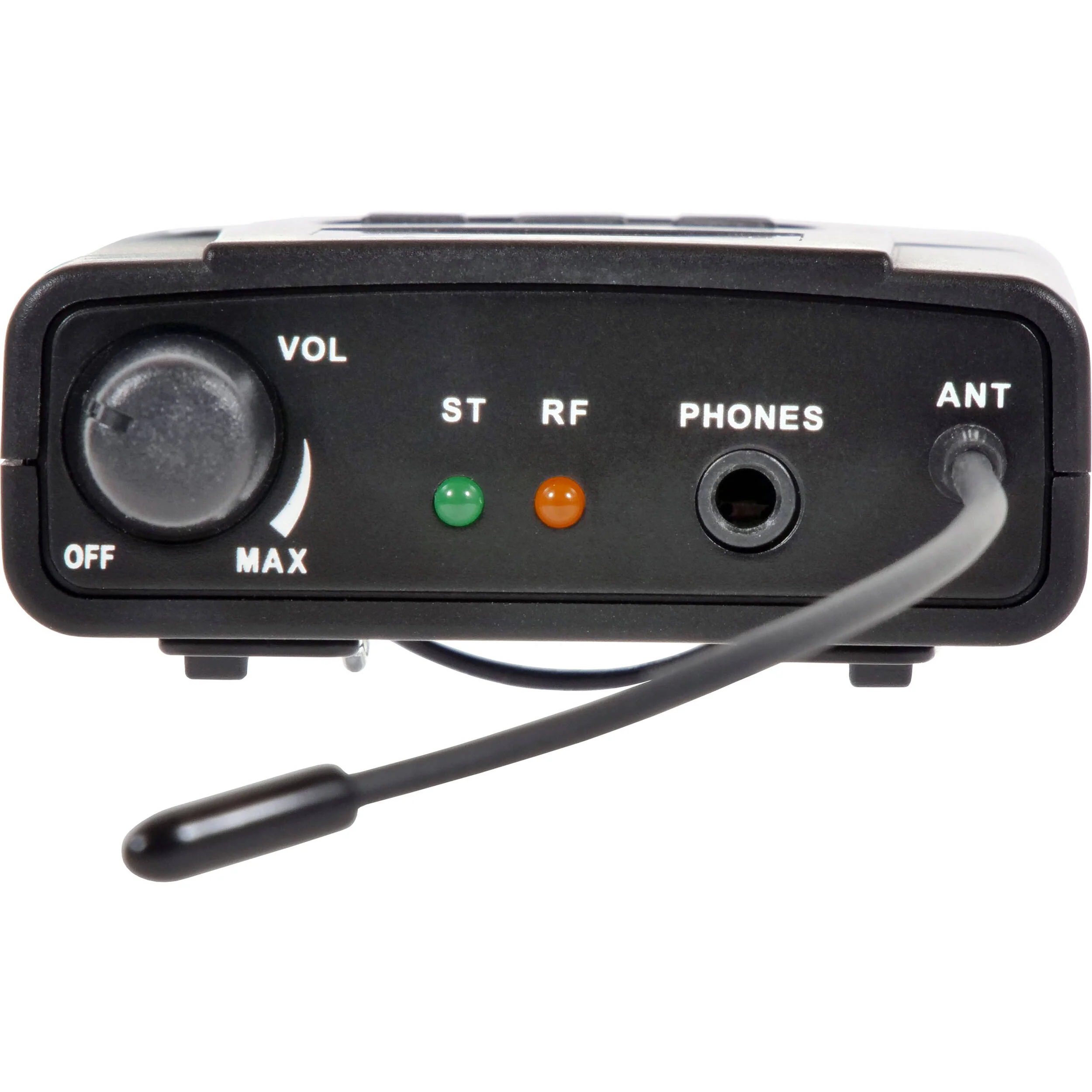 Galaxy Audio AS-1200R Wireless Bodypack Receiver with EB6 Earbuds (P4: 470 to 494 MHz) - Image 3