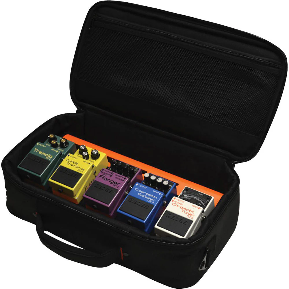 Gator Cases Aluminum Pedalboard with Carry Case (Orange, Small) - Image 9