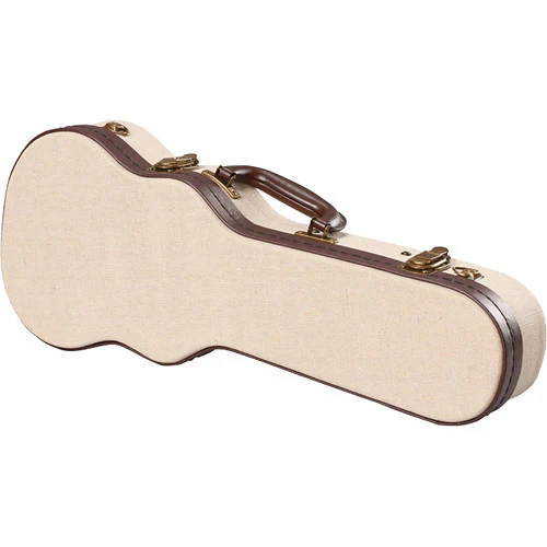 Gator Cases Deluxe Wood Case for Soprano Style Ukulele (Beige) - Image 4