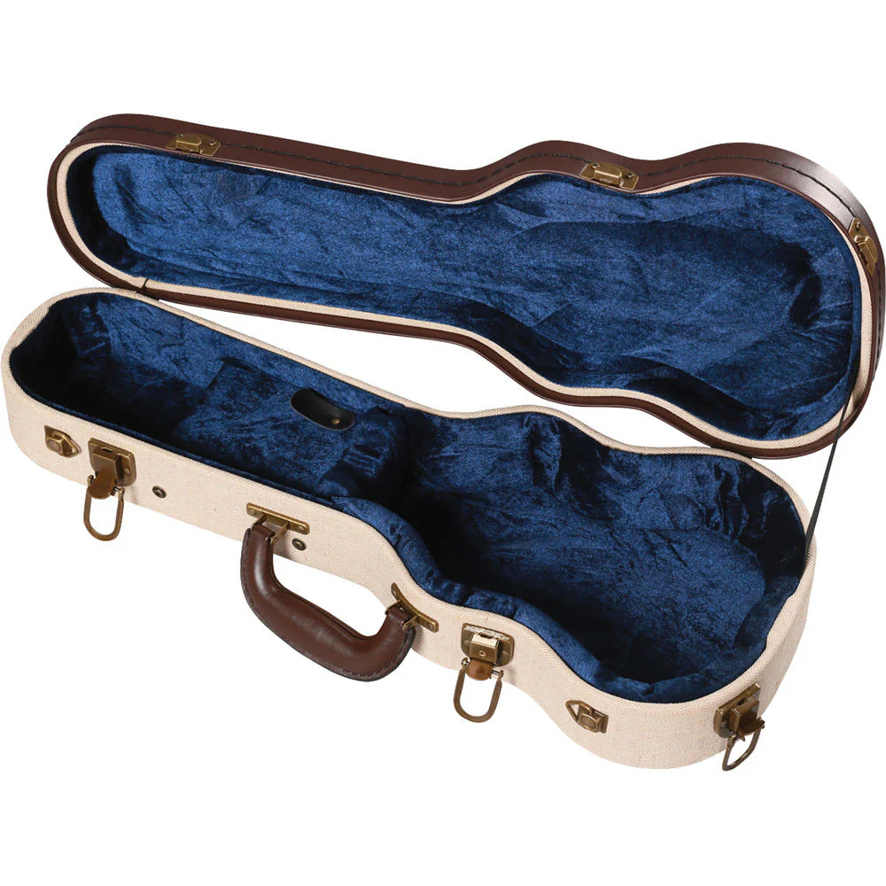 Gator Cases Deluxe Wood Case for Soprano Style Ukulele (Beige) - Image 6