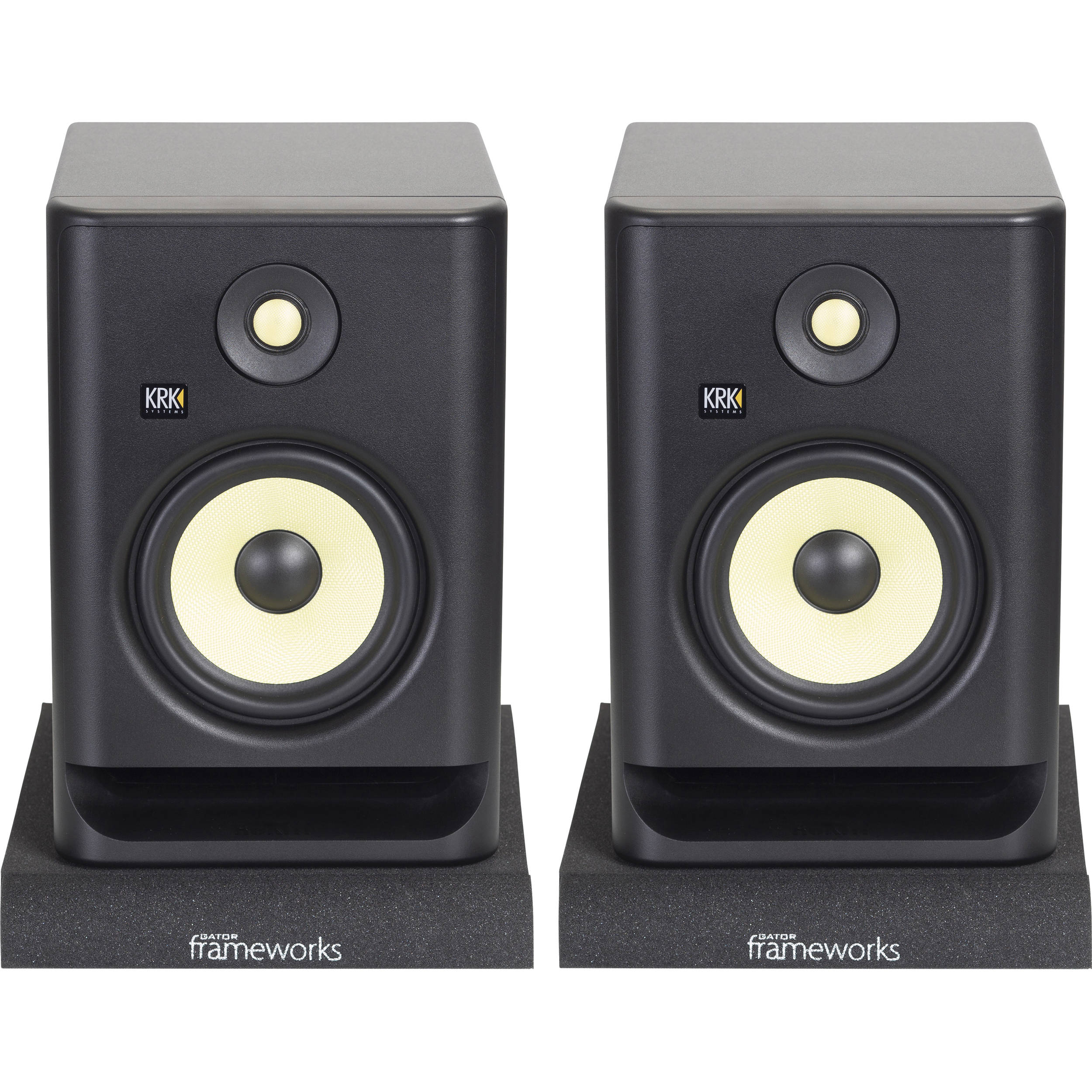 Gator Cases Frameworks Studio Monitor Isolation Pads (Pair, Medium) - Image 5