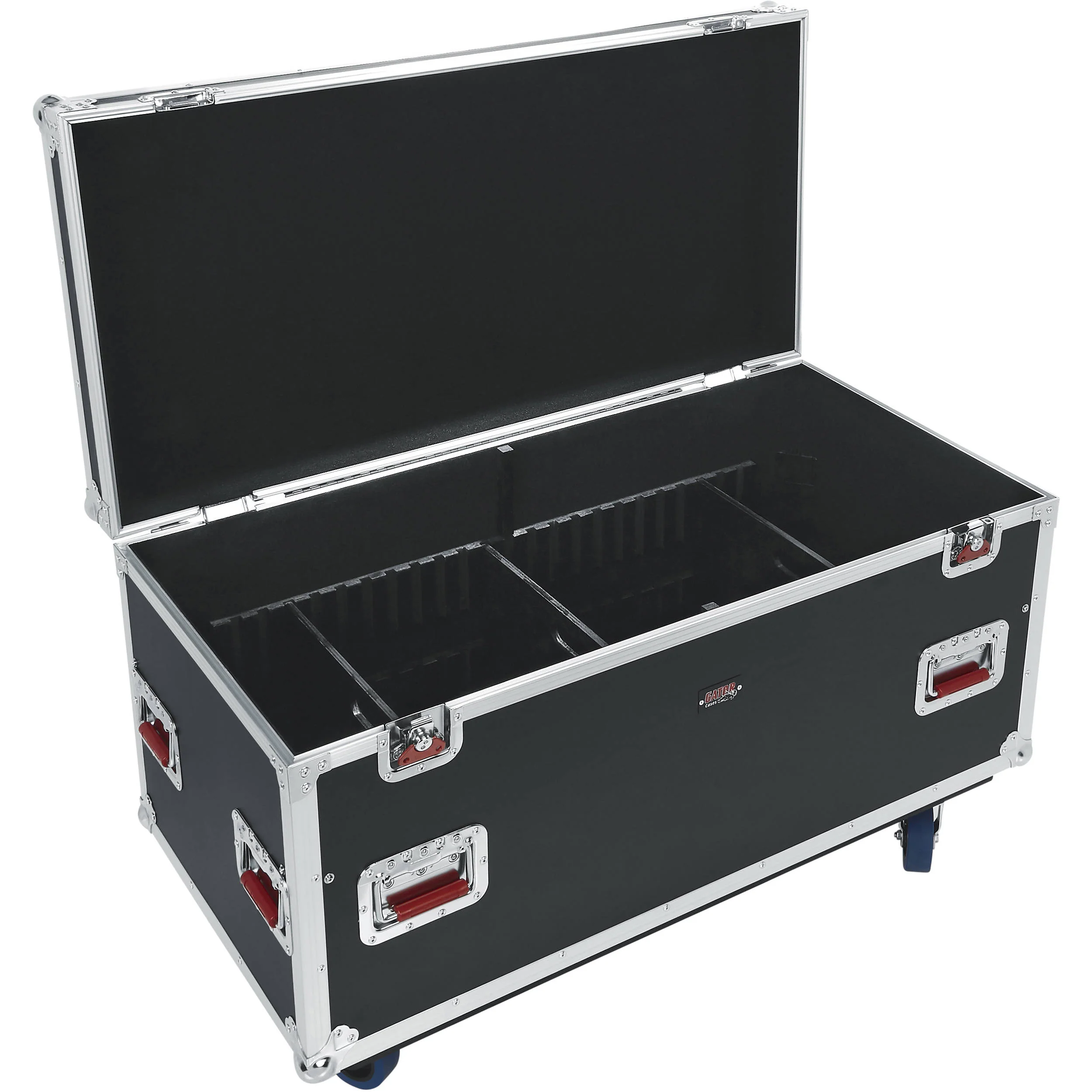 Gator Cases G-Tour Series 12mm ATA Truck Pack Trunk with Casters and Dividers (45 x 22 x 27")