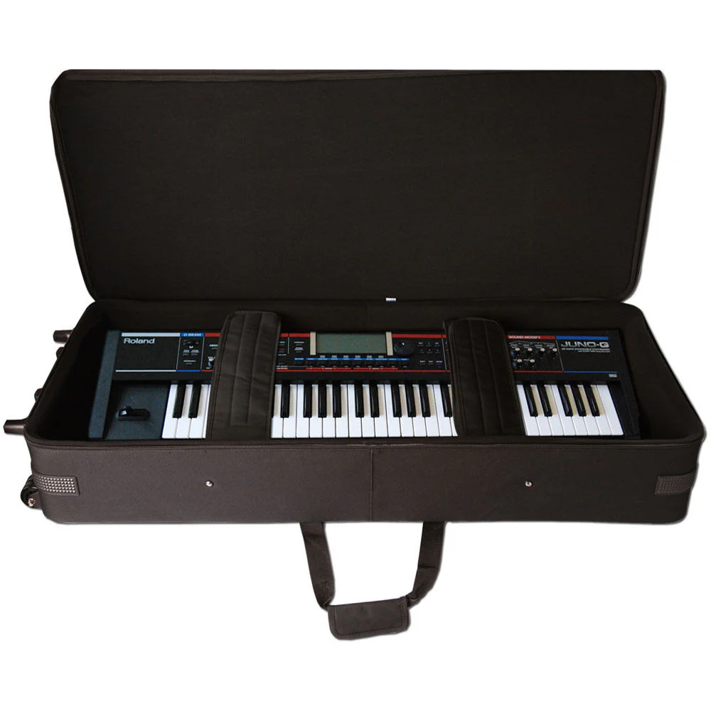 Gator Cases GK-61-SLIM Slim Lightweight Style, 61 Note Keyboard Case (Black) - Image 3