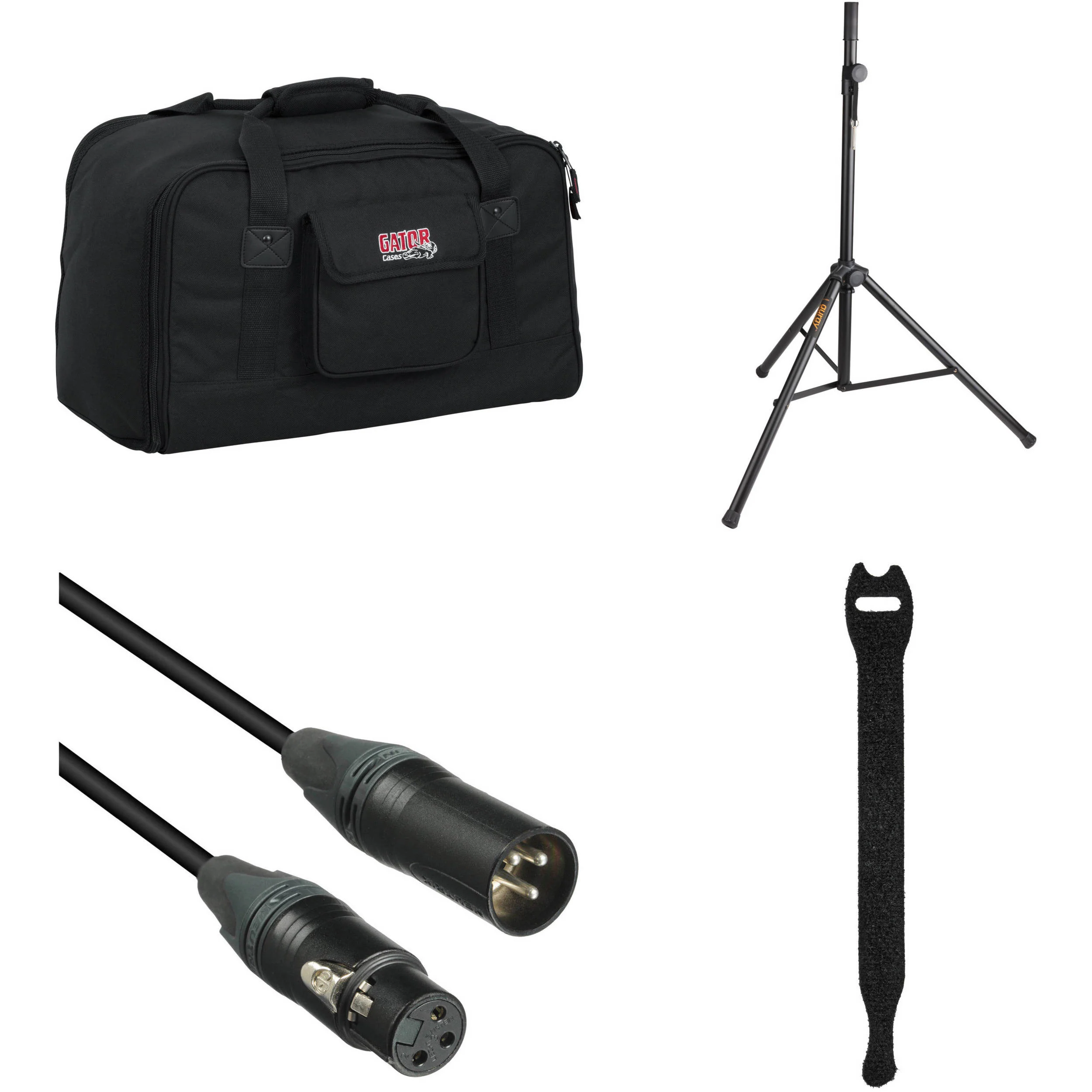 Gator Cases GPA-TOTE10 10" Speaker Tote Kit with Stand, Cable, and Fastener Straps - Image 30