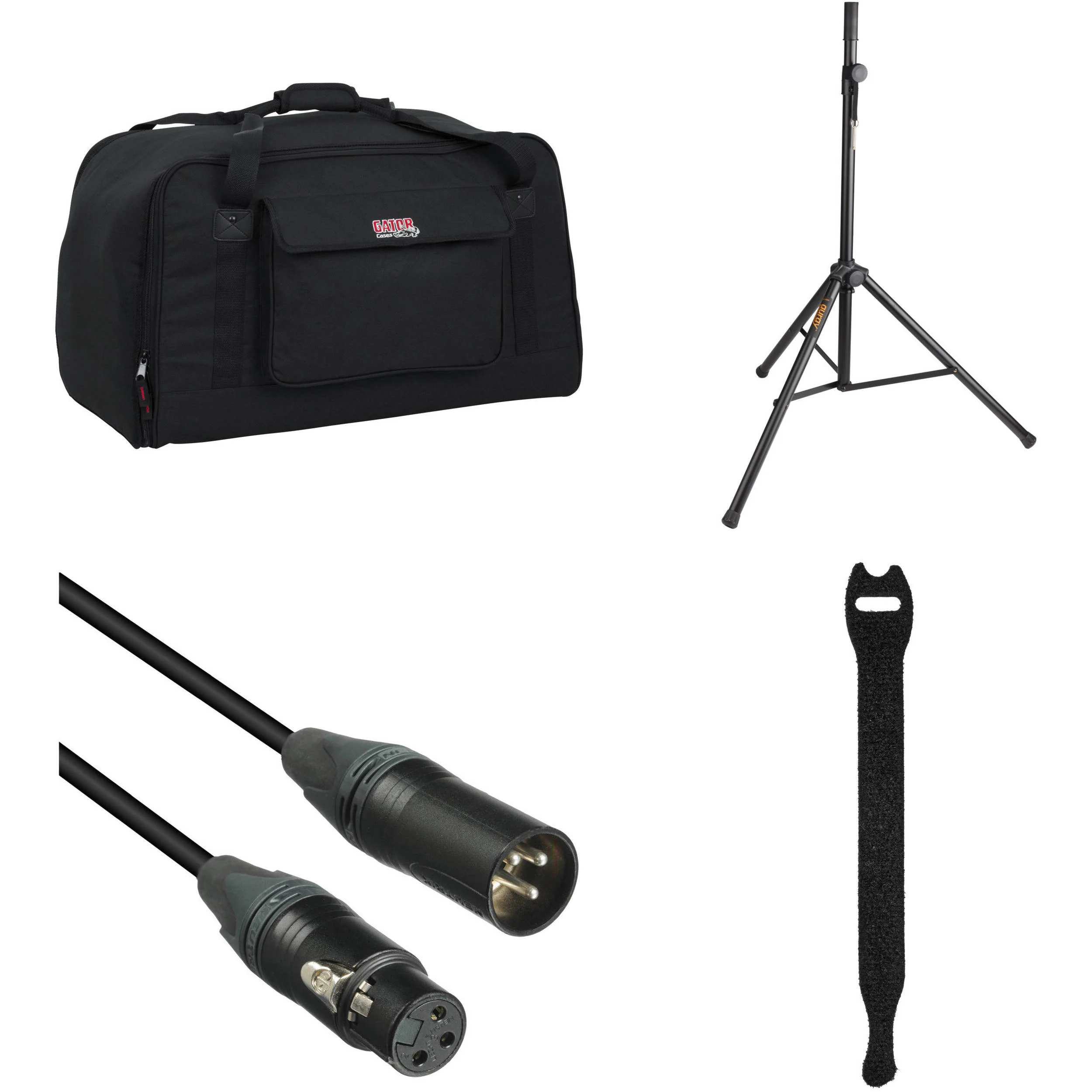 Gator Cases GPA-TOTE10 10" Speaker Tote Kit with Stand, Cable, and Fastener Straps - Image 31