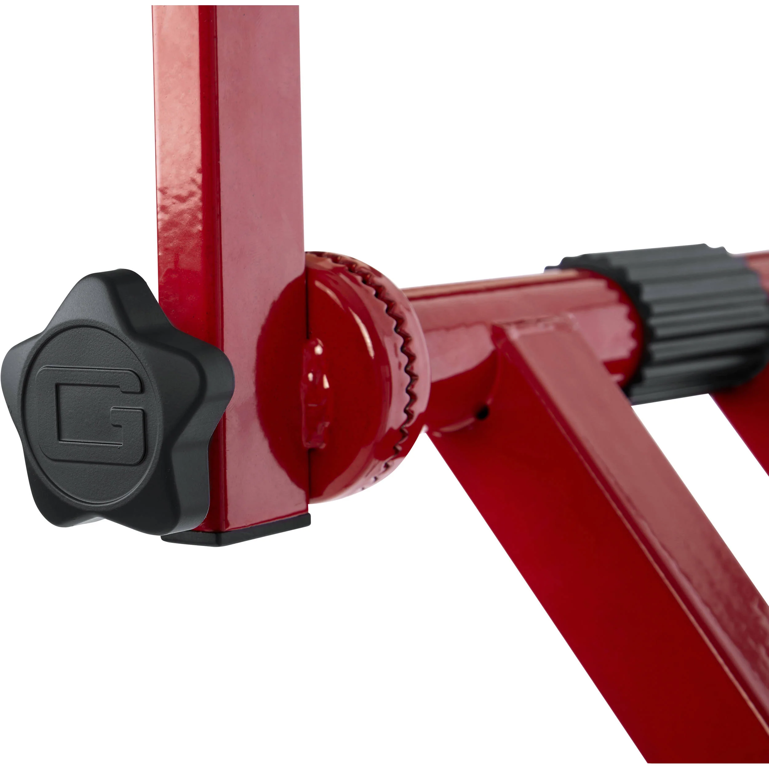 Gator Frameworks Deluxe 2-Tier X-Style Keyboard Stand (Red) - Image 6