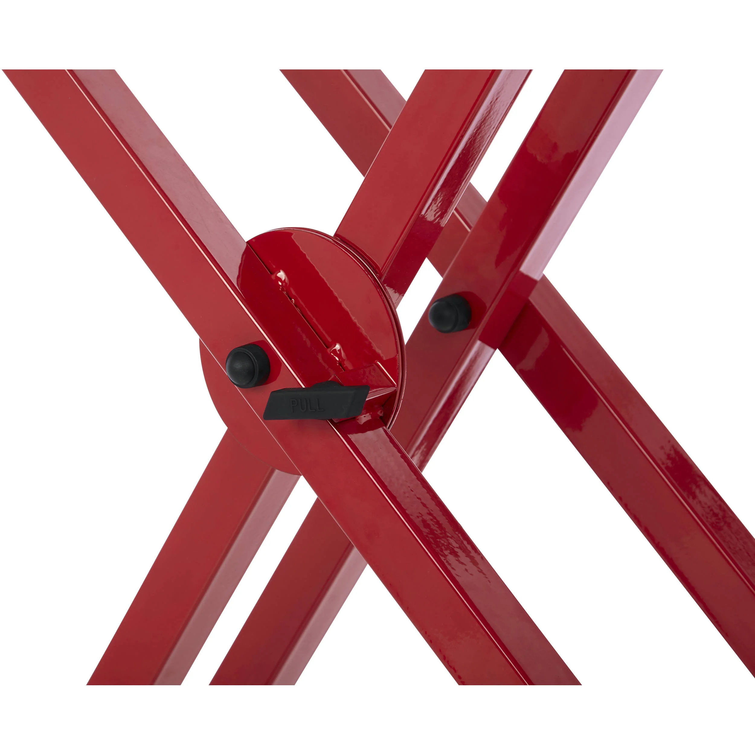 Gator Frameworks Deluxe 2-Tier X-Style Keyboard Stand (Red) - Image 7