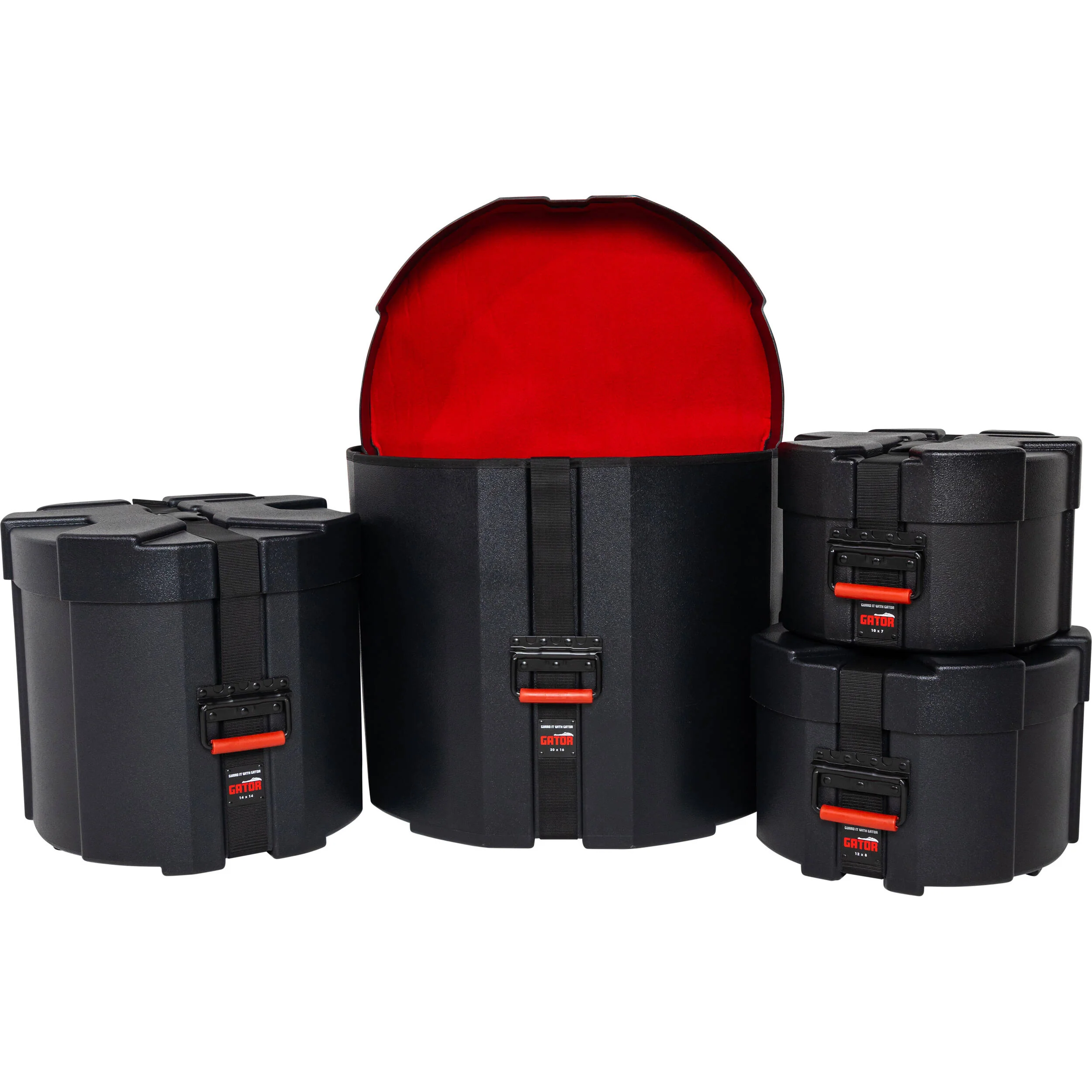 Gator Grooves Roto-Molded 4-Pack Jazz Fusion Drum Case - Image 2