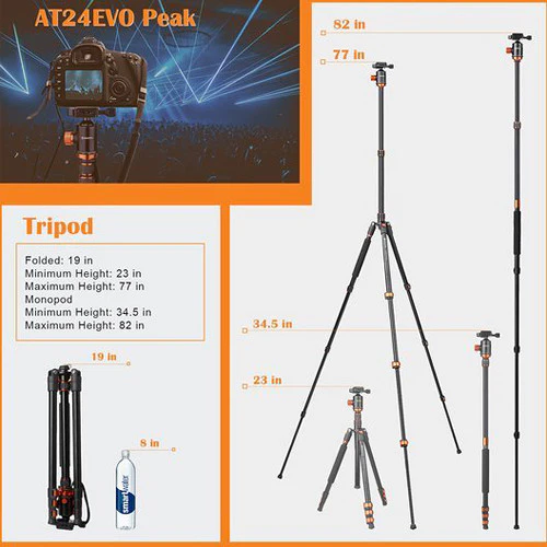 GEEKOTO AT24EVO Compact Aluminum Tripod - Image 14