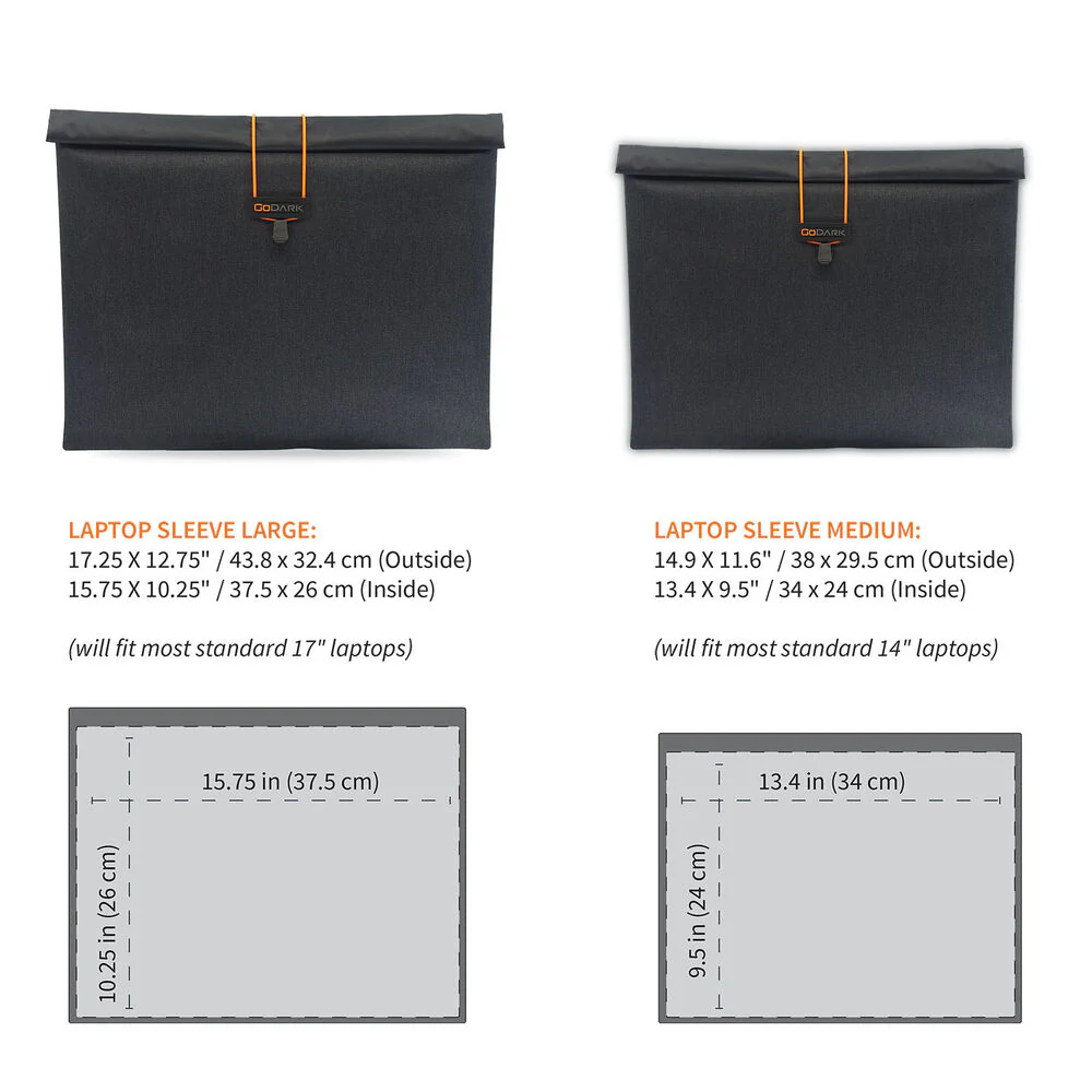 GoDark Faraday Bags RFID Sleeve for 14" Laptop - Image 7