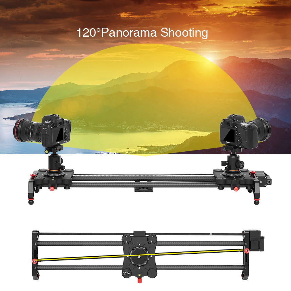 GVM Professional Video Carbon Fiber Motorized Camera Slider (32") - Image 6