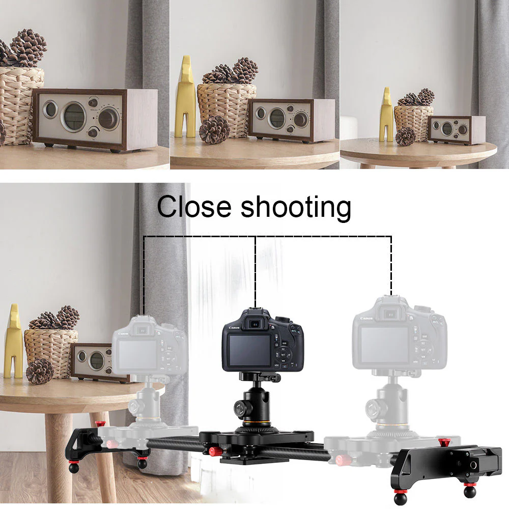 GVM Professional Video Carbon Fiber Motorized Camera Slider (32") - Image 8