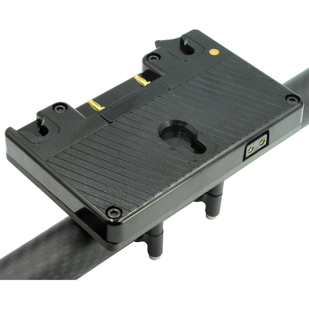 GyroVu Anton Bauer Battery Carbon Fiber Mount with D-Tap Female Connector for Ronin M/MX, Movi Gimbal - Image 3
