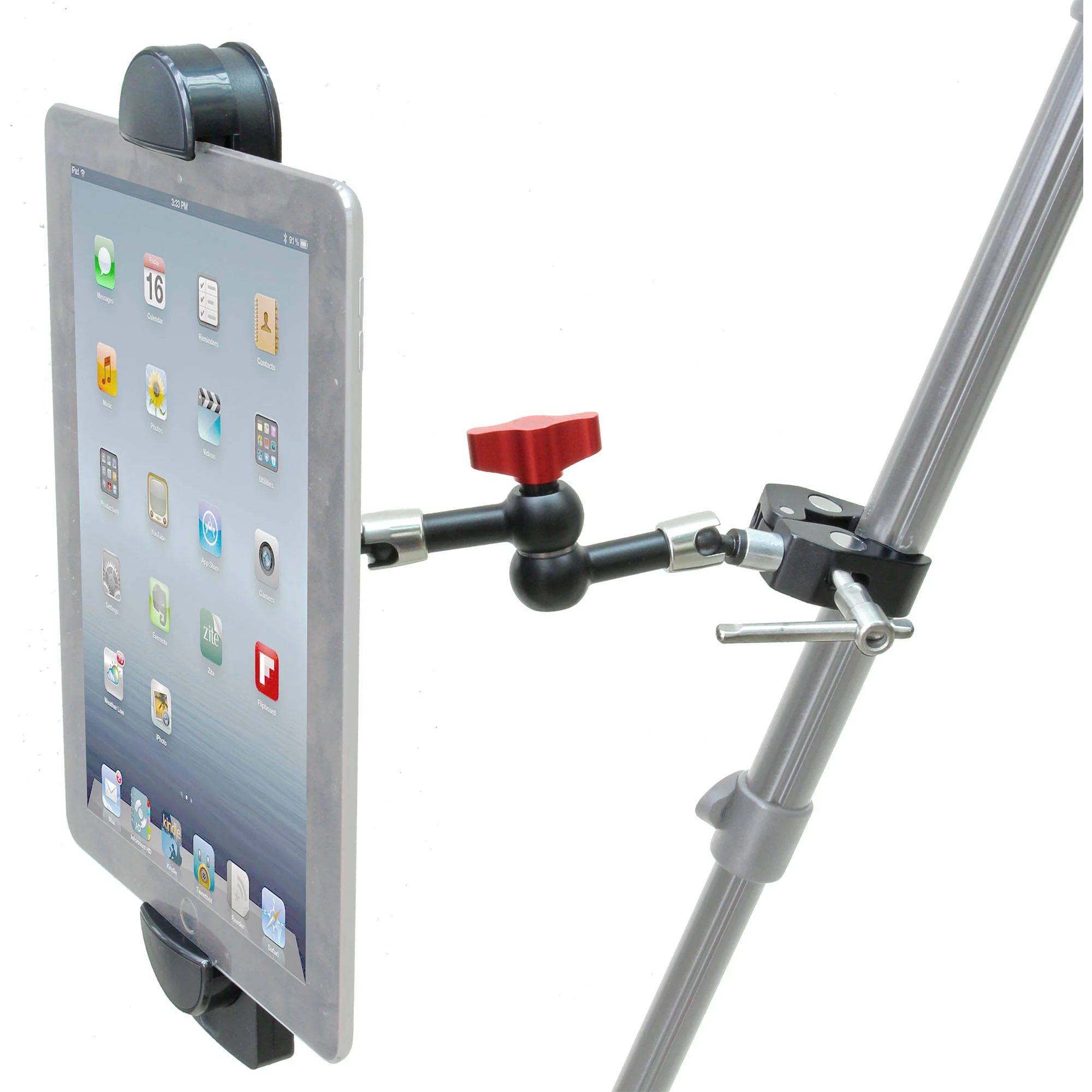 GyroVu Clamp Mount with 7" Articulated Arm for Select Tablet & Smartphone - Image 5