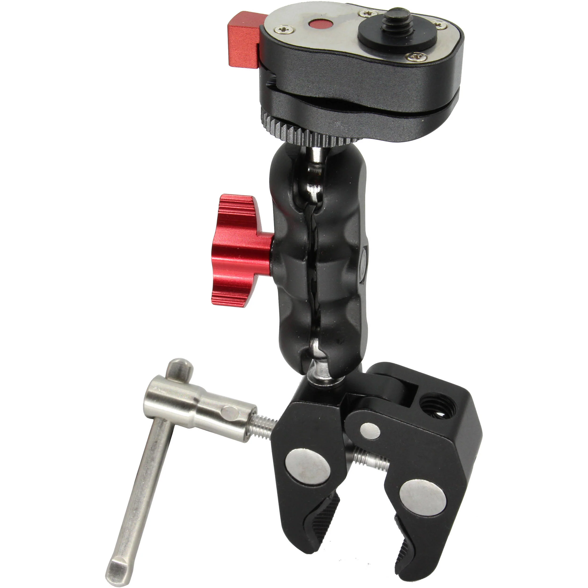 GyroVu Clamp Mount with Mini 360° Swivel 1/4"-20 Mount & Quick Release (4 lb Load) - Image 2