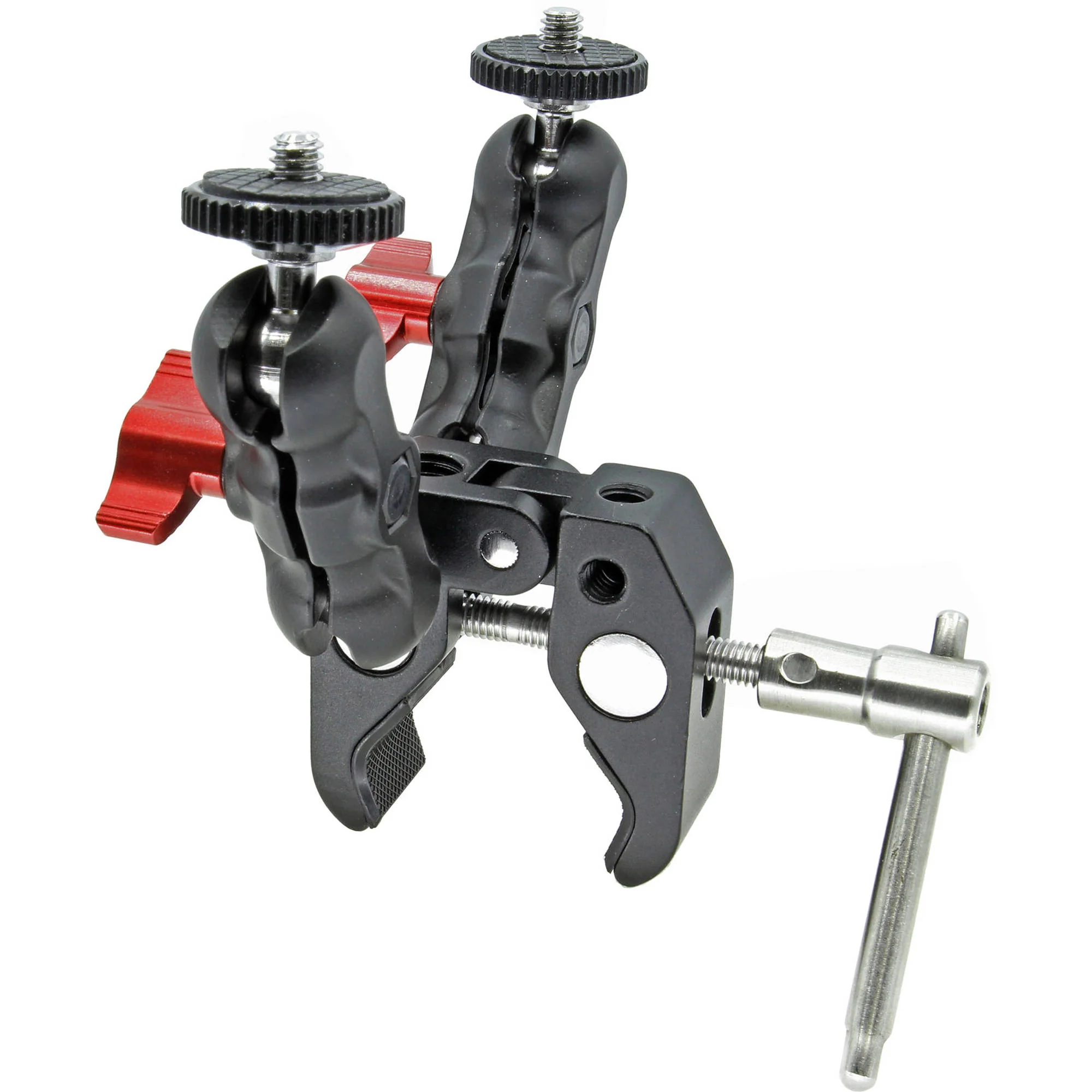 GyroVu Clamp with Dual Mini 360&deg; Ball Head Mounts & 1/4"-20 Screws - Image 4