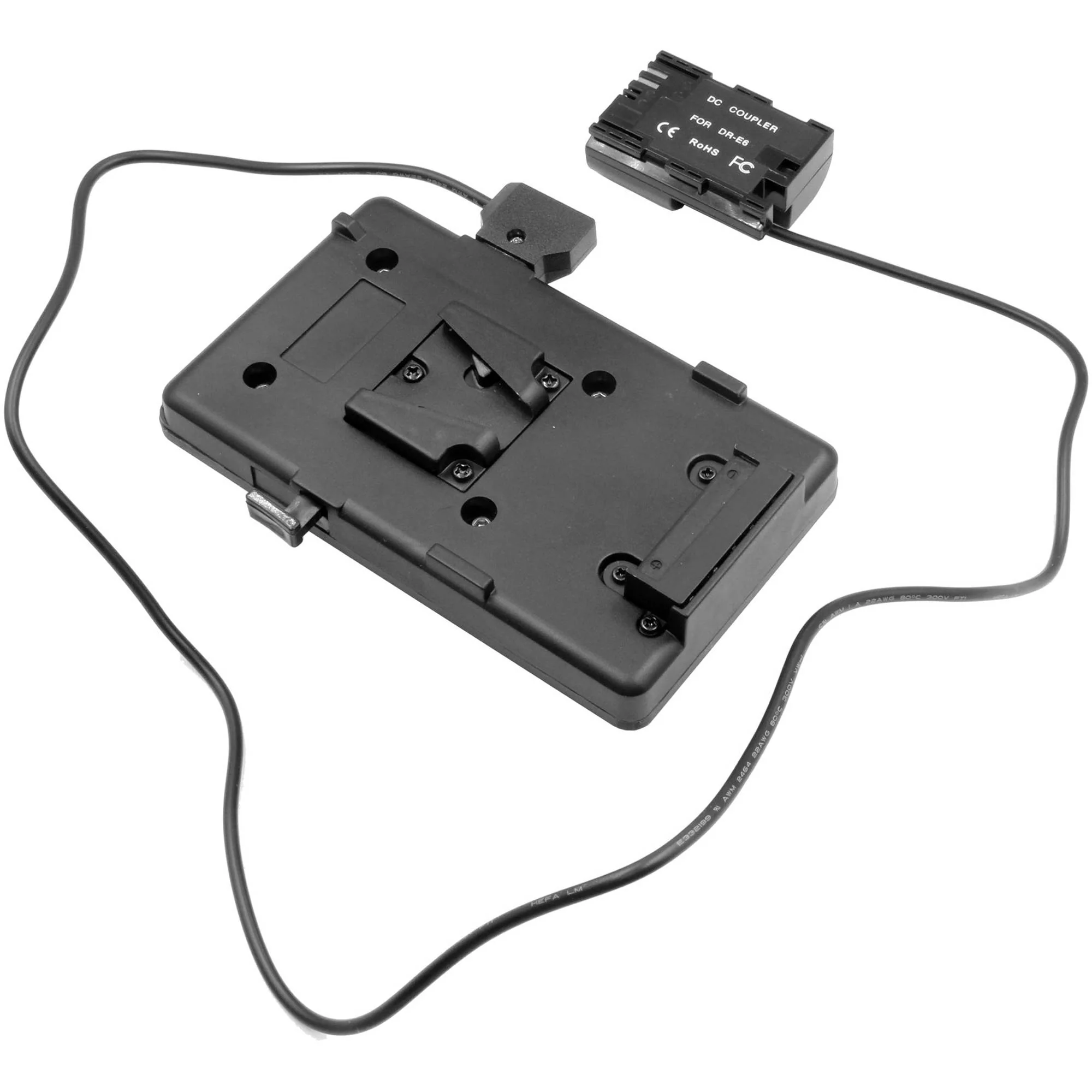 GyroVu V-Mount Battery Carbon Fiber Mount & D-Tap to LP-E6 Adapter Cable for DJI Ronin - Image 2