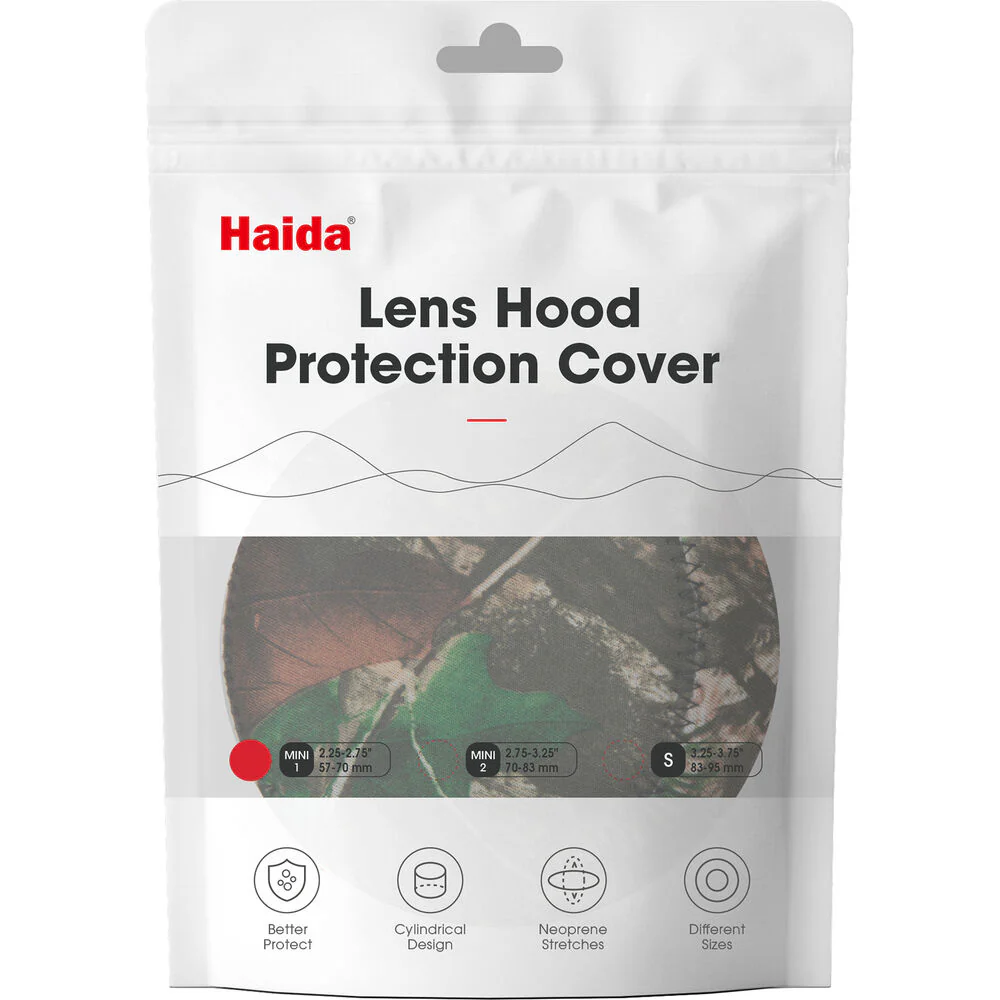 Haida Lens Hood Protection Cover (Black, 3.75 to 4.25" Diameter Lenses) - Image 3