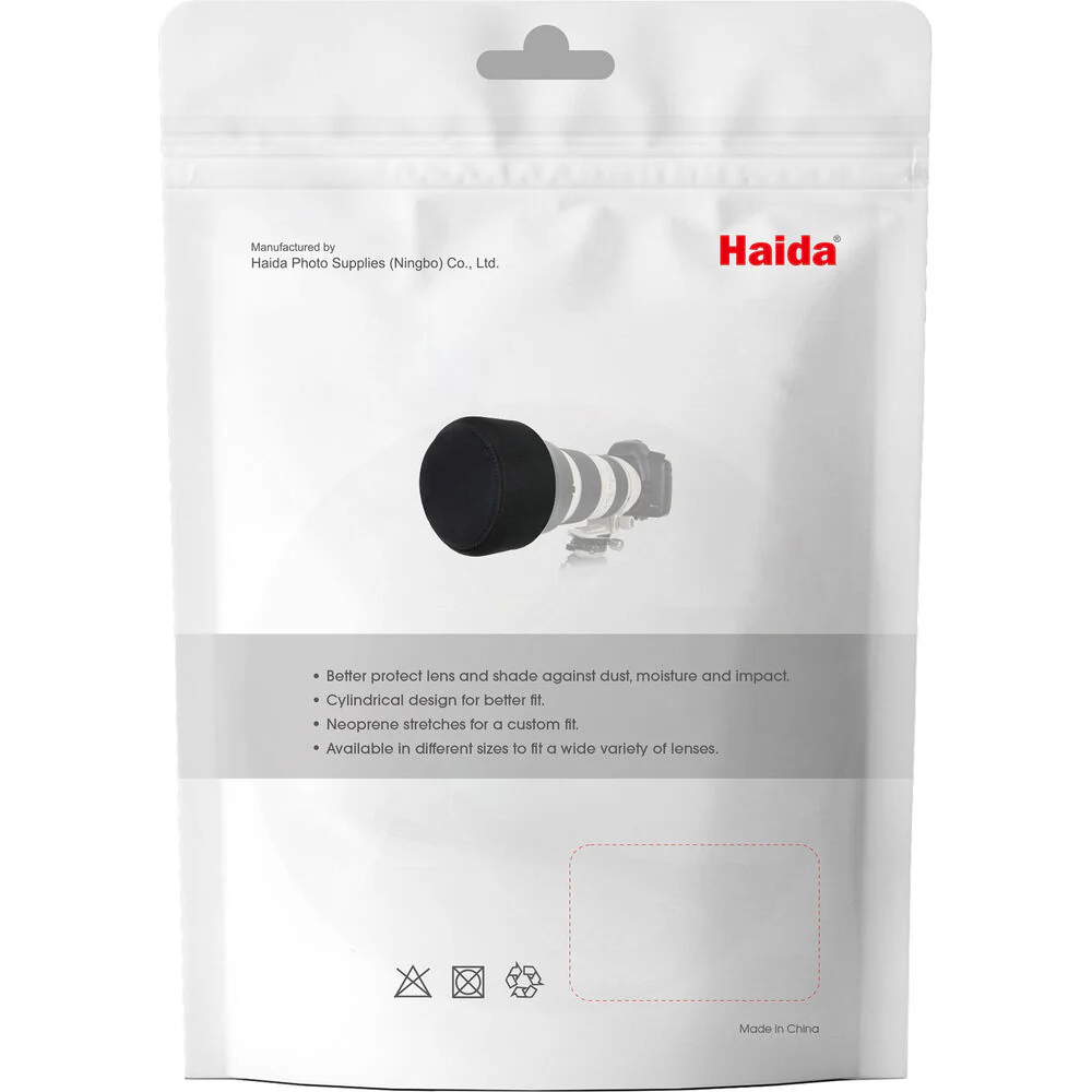 Haida Lens Hood Protection Cover (Black, 3.75 to 4.25" Diameter Lenses) - Image 4
