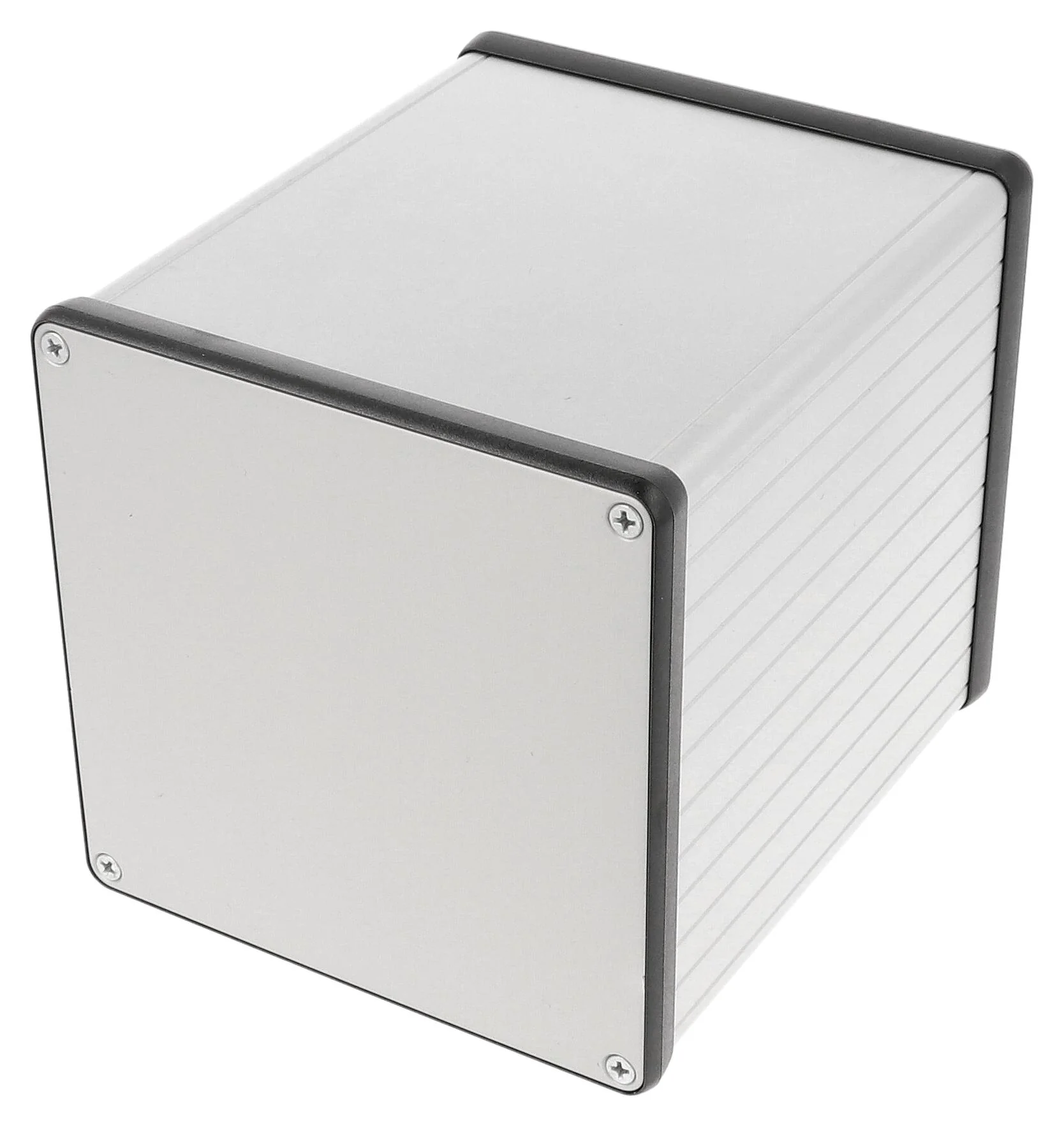 HAMMOND 1455NS1201 Metal Enclosure, w/Metal End Panel, Small, Aluminium, 103 mm, 103 mm, 120 mm