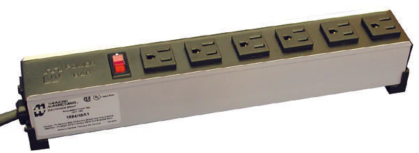 HAMMOND 1584H6B1 POWER OUTLET STRIP