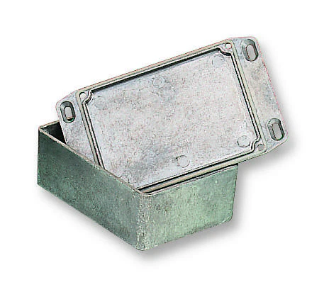 HAMMOND 1590BFL IP54 Die Cast Aluminium Instrument Enclosure with Flanged Lid - 112x60x27mm