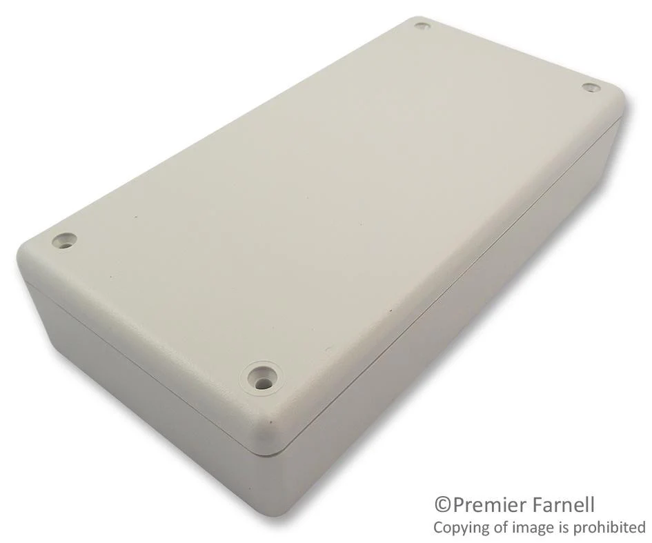 HAMMOND 1599BSGY Non Metallic Enclosure, General Purpose, Handheld, Plastic, Grey, 130 mm, 65 mm, 25 mm