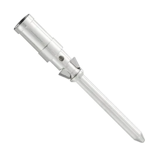 HARTING 09 15 000 6104. Heavy Duty Connector Contact, Han D Series, Pin, 22 AWG, Crimp, 10 A, Copper Alloy