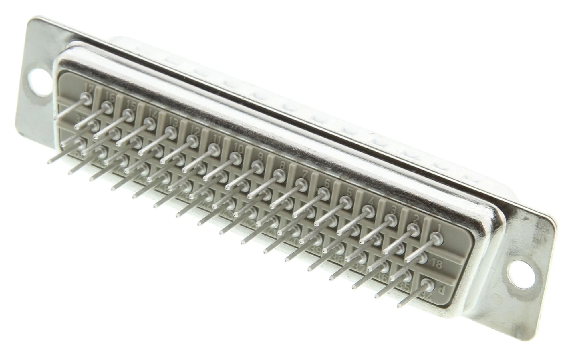 HARTING 09670505654 D Sub Connector, Standard, Plug, 50 Contacts, DD, Solder - Image 2