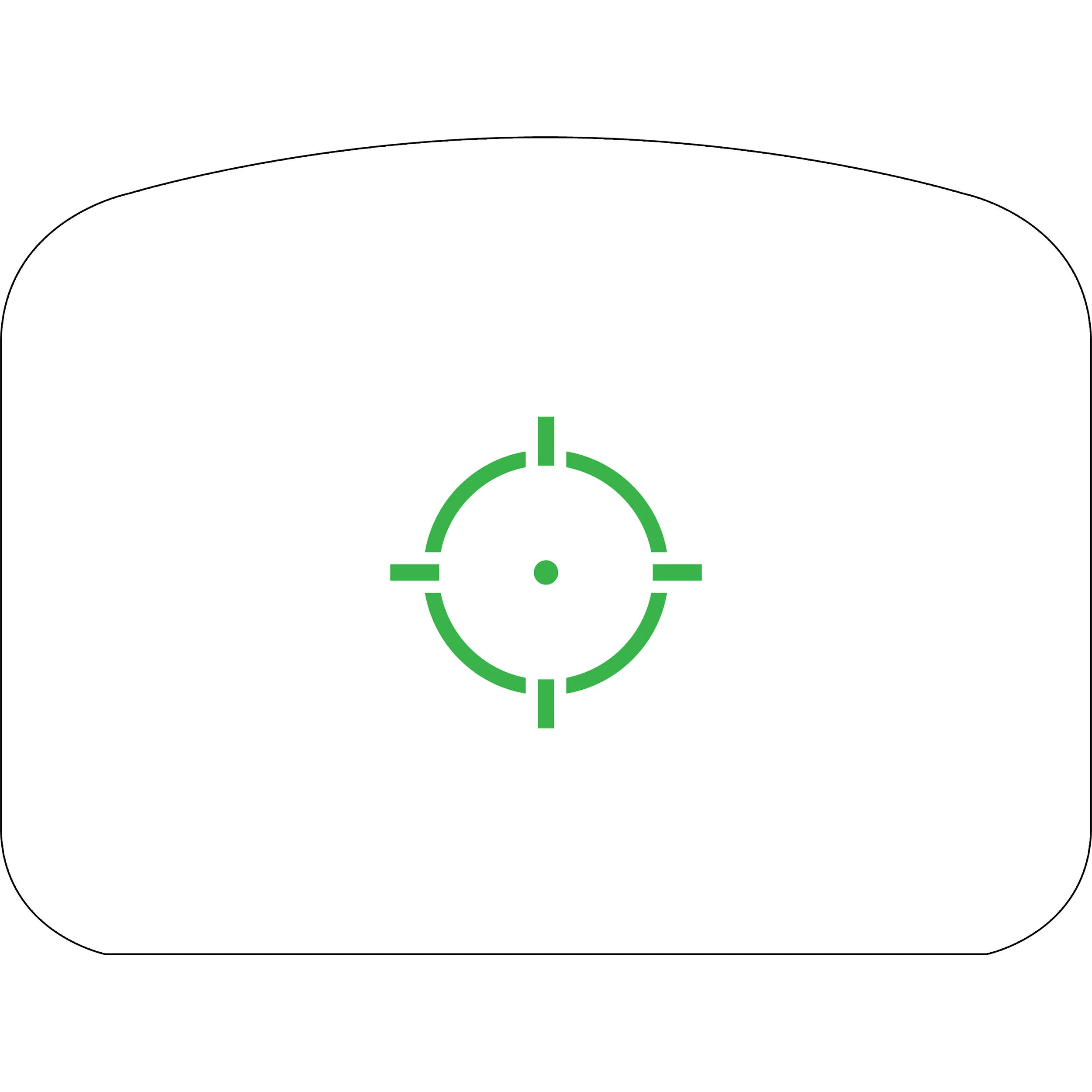 Hawke Sport Optics 1x21 Endurance Reflex Sight (Green Reticle) - Image 3