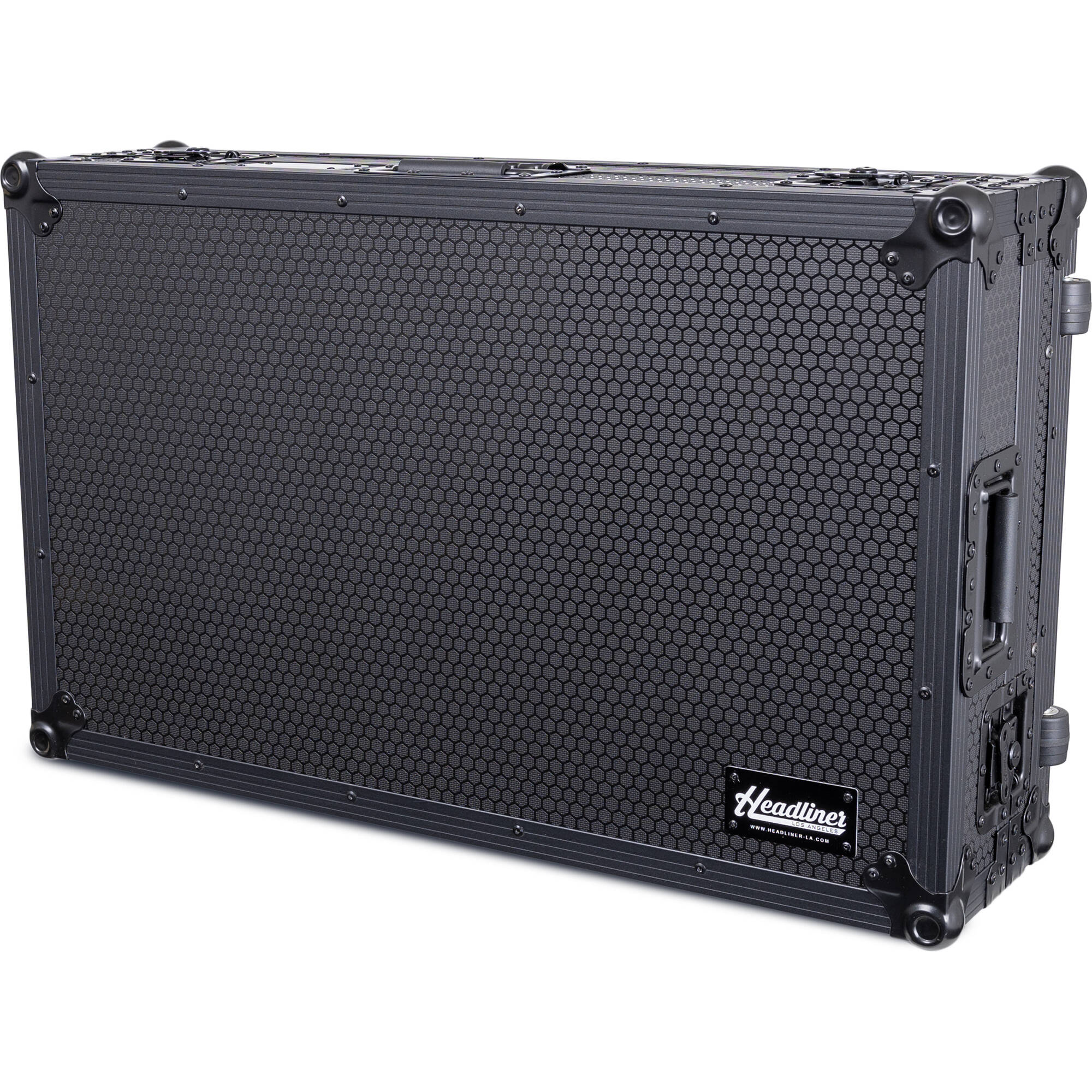 Headliner Flight Case with Laptop Platform and Wheels for Pioneer DJ DDJ-REV7 (Pitch Black) - Image 2