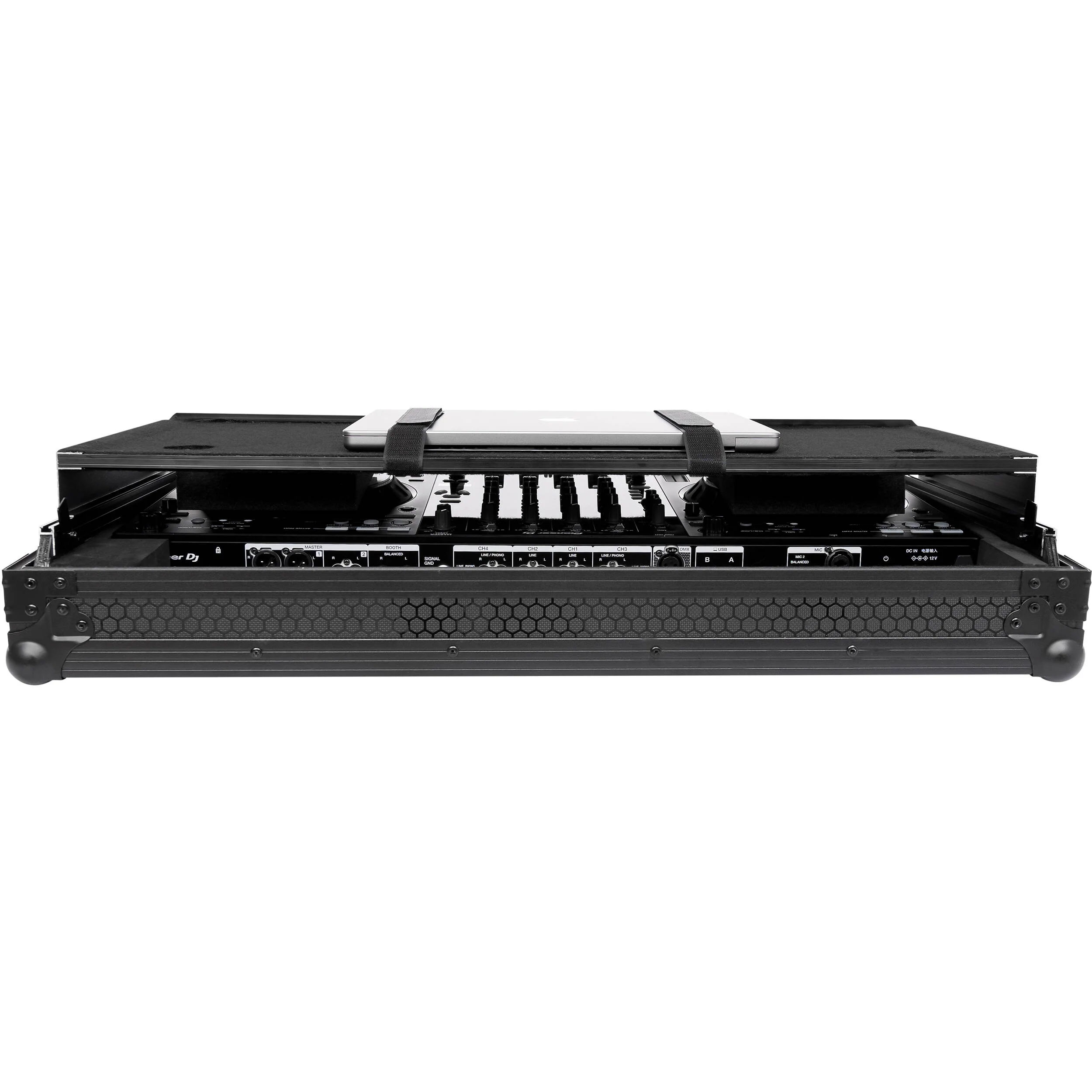Headliner Flight Case with Laptop Platform for Pioneer DDJ-FLX10 and DDJ-1000SRT (All Black) - Image 6